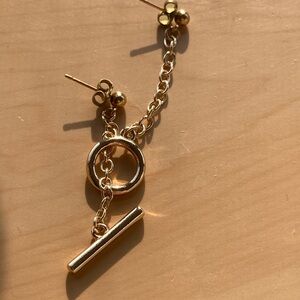 Gold Chain Drop Earrings